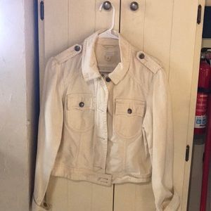 Lite yellow jean jacket